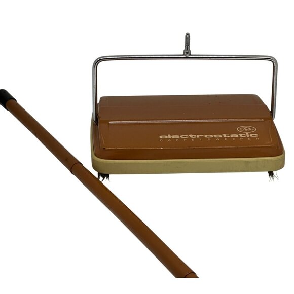 VTG Fuller Brush Electrostatic Carpet Sweeper 9" USA Made Cordless Floor Cleaner - Picture 2 of 12